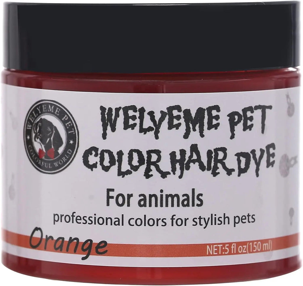 Permanent Dog Hair Dye Kit for Light Coats, Complete Application Set