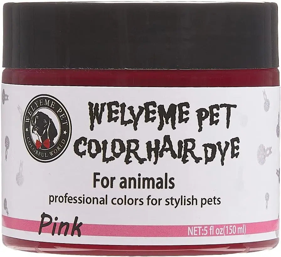 Permanent Dog Hair Dye Kit for Light Coats, Complete Application Set