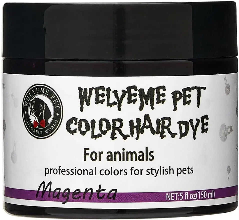 Permanent Dog Hair Dye Kit for Light Coats, Complete Application Set