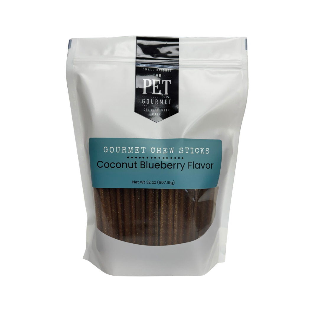 Coconut Blueberry Dental Chews for Dogs, Grain-Free, 2 lb Bag