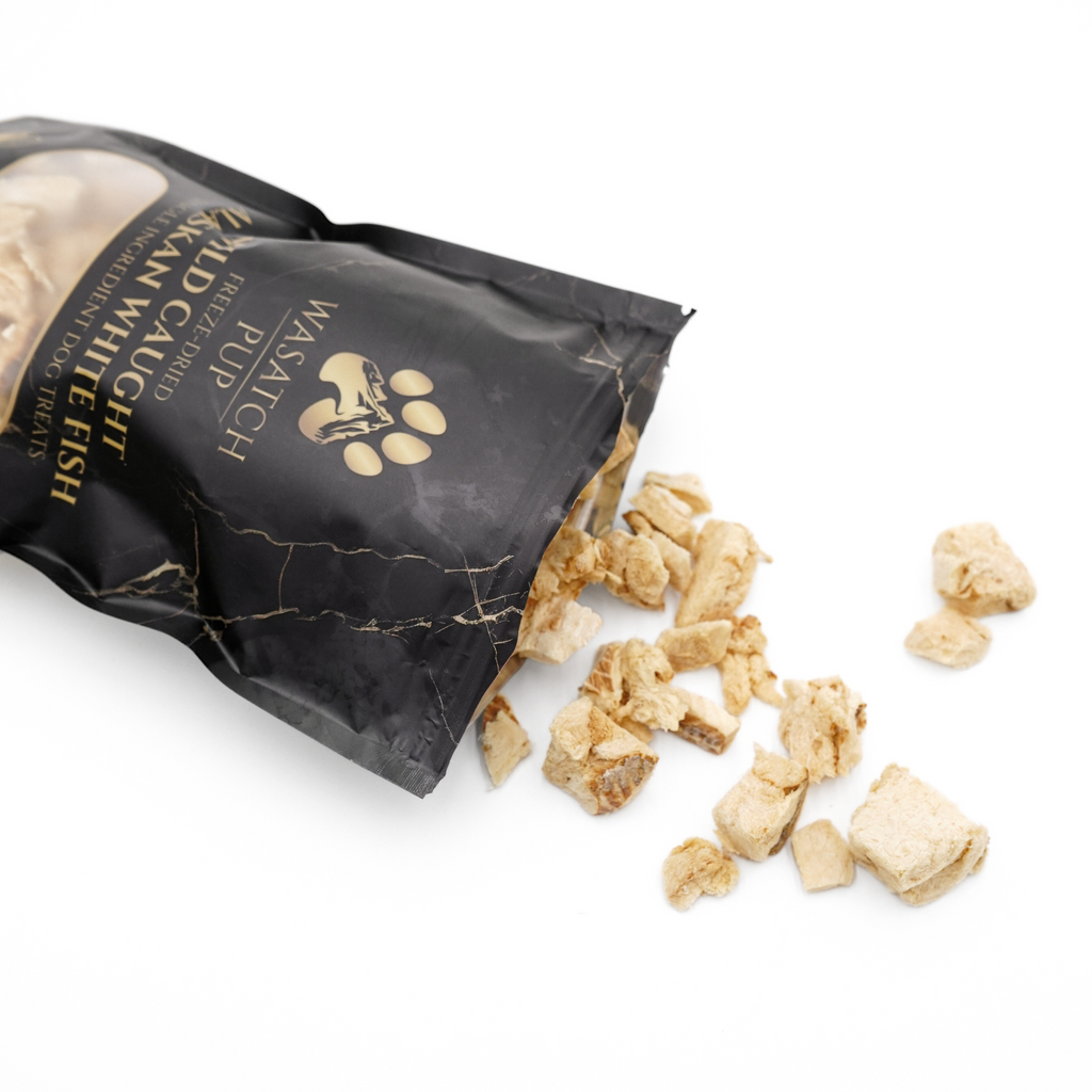 Freeze-Dried Wild Alaskan Whitefish Treats for Dogs & Cats
