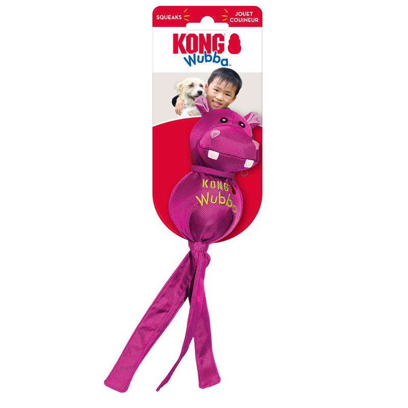KONG Wubba Ballistic Friends Dog Tug and Fetch Toy