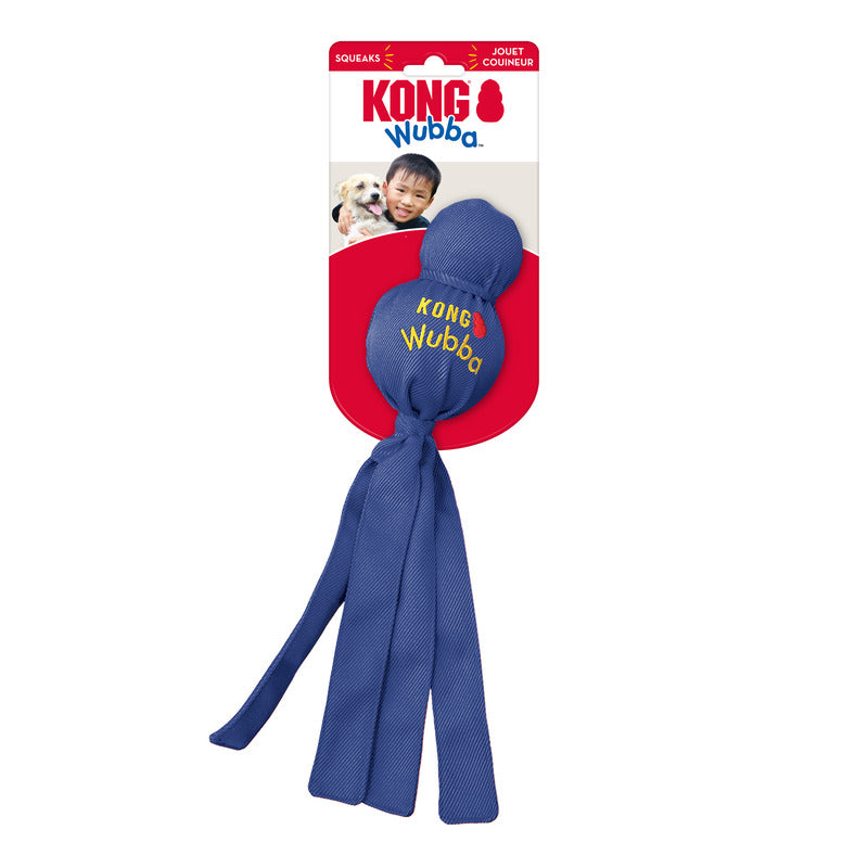 KONG Wubba Dog Tug and Toss Toy with Squeaker