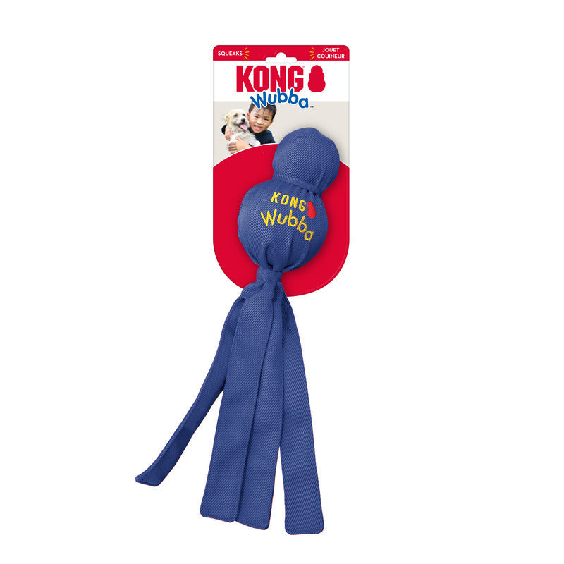 KONG Wubba Dog Toy with Squeaker and Floppy Tails
