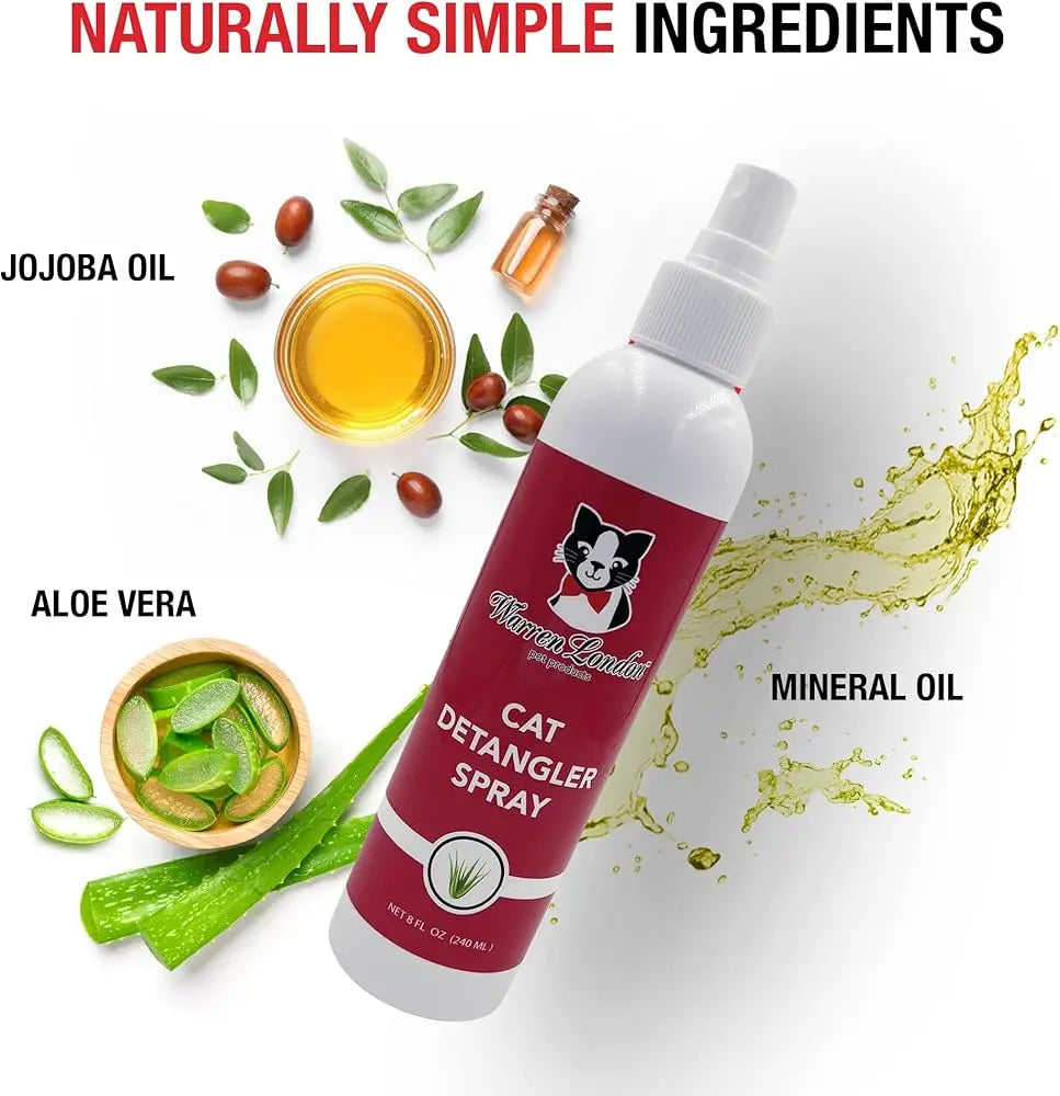 Fragrance-Free Cat Detangler Spray for Sensitive Noses