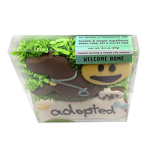 Adoption Dog Treat Box – All-Natural, Wheat-Free, 4 Treats