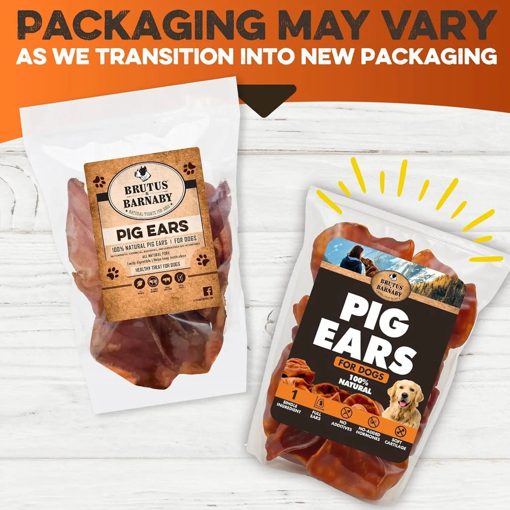 Whole Pig Ear Dog Chew – Single Ingredient, Oven-Baked