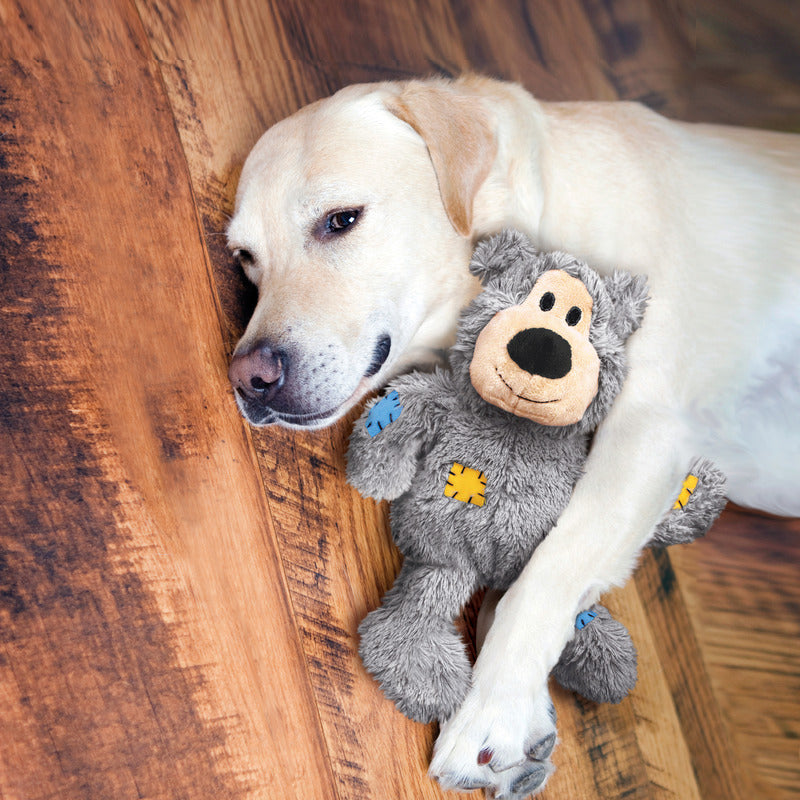 KONG Wild Knots Bear Dog Toy with Knotted Rope Skeleton