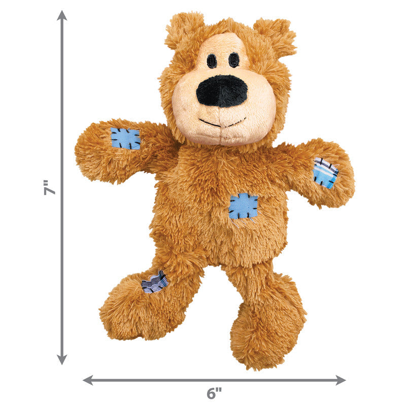 KONG Wild Knots Bear Dog Toy with Knotted Rope Skeleton