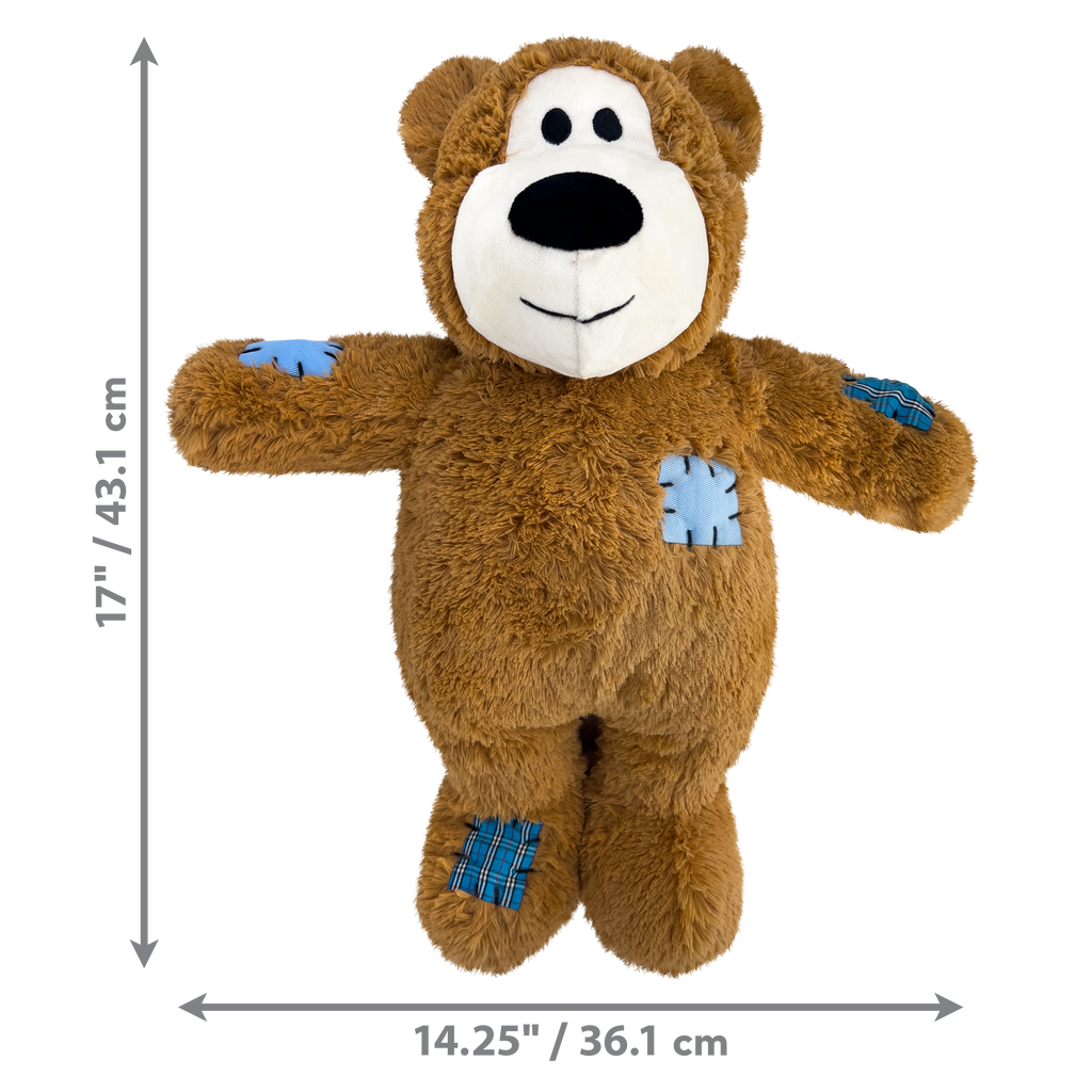 KONG Wild Knots Bear Dog Toy with Knotted Rope Skeleton
