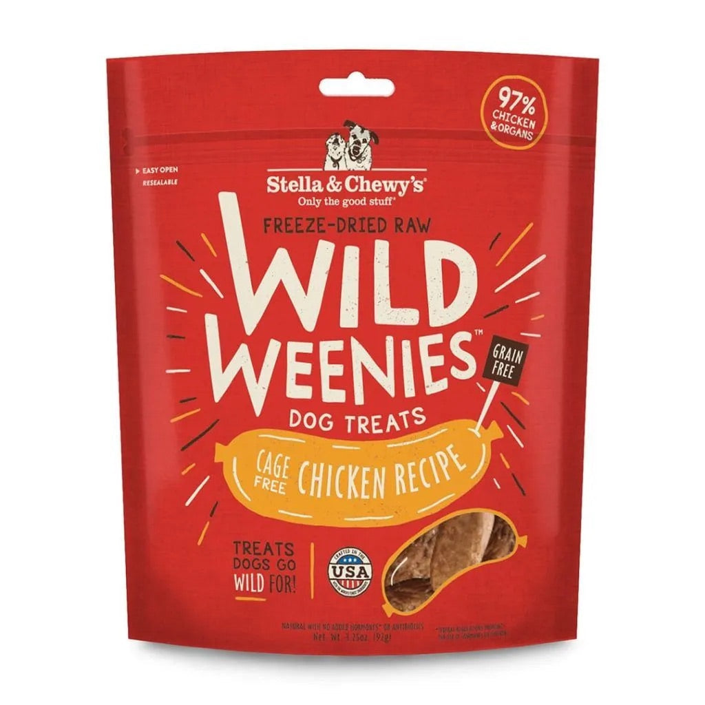 Freeze-Dried Raw Chicken Dog Treats, 97% Chicken & Organs