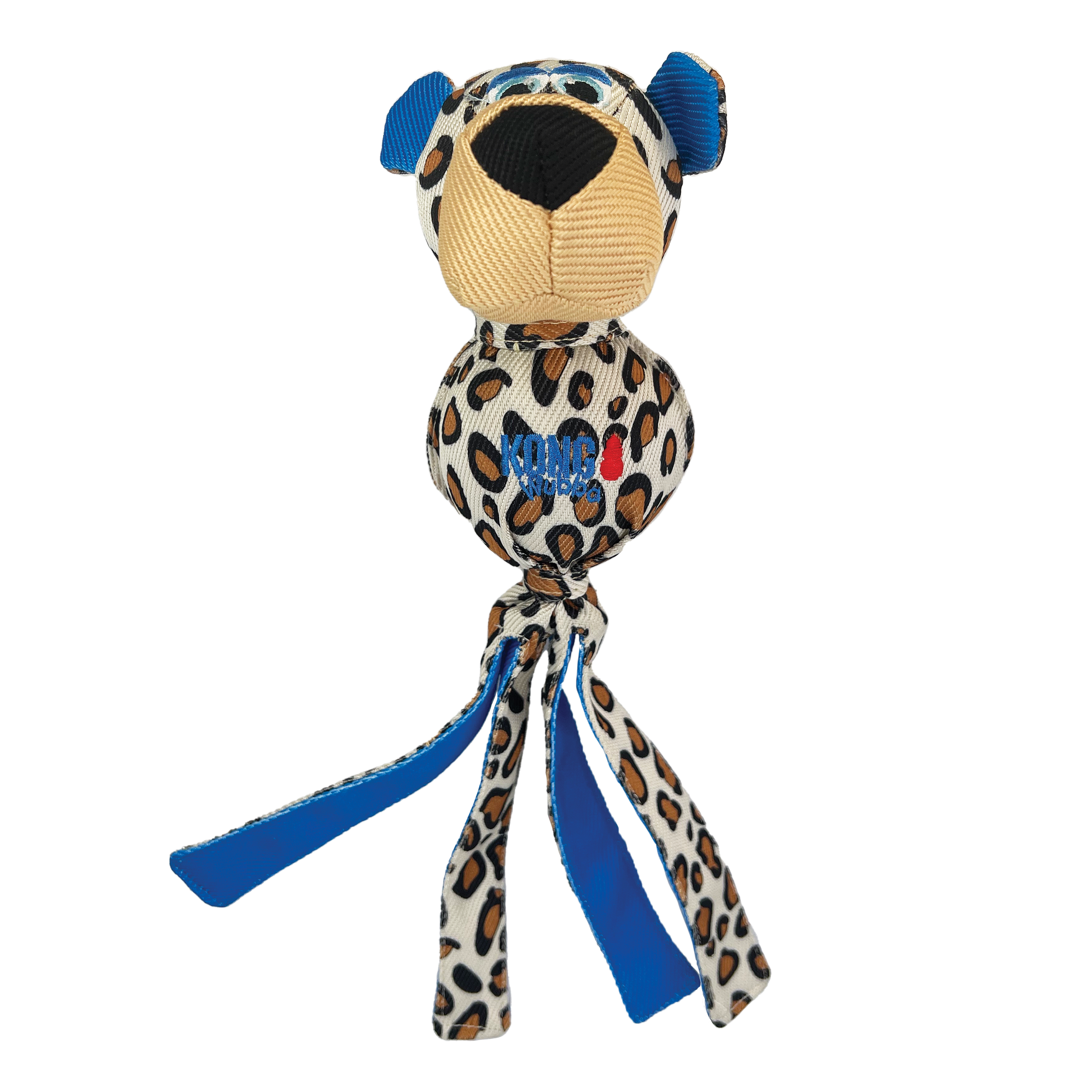 KONG Wubba Zoo Dog Toy with Floppy Tails and Squeaker