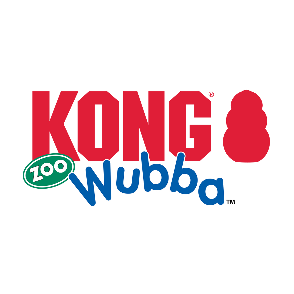 KONG Wubba Zoo Dog Toy with Squeaker and Floppy Tails