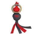KONG Wubba Zoo Dog Toy with Squeaker and Floppy Tails