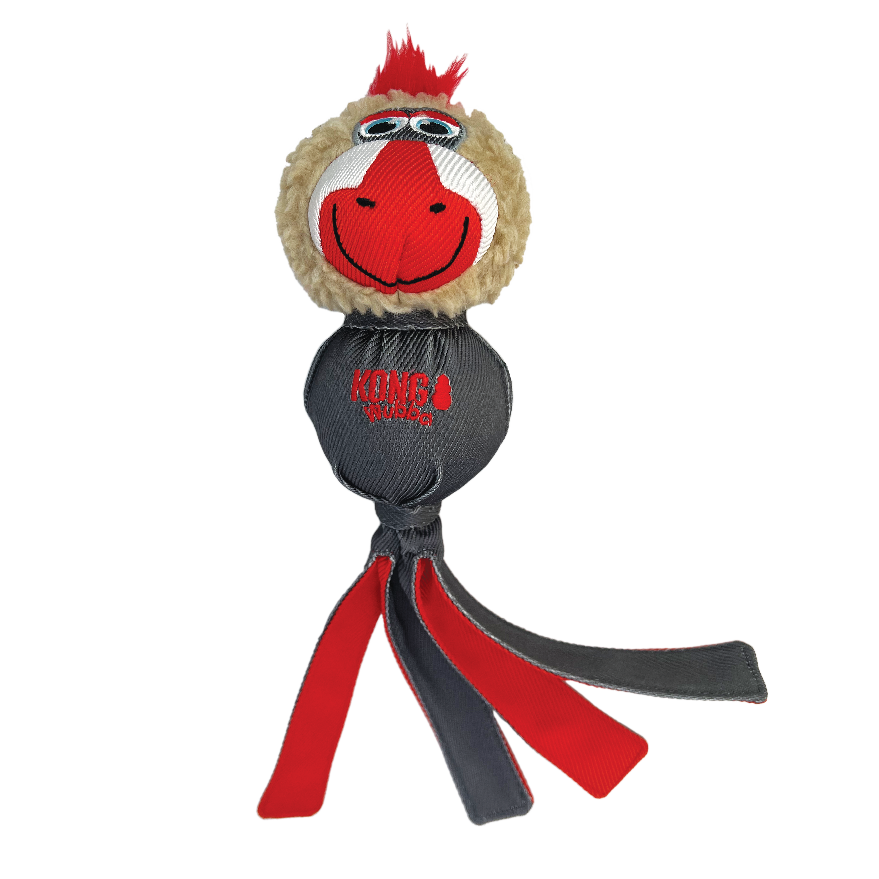KONG Wubba Zoo Dog Toy with Squeaker and Floppy Tails