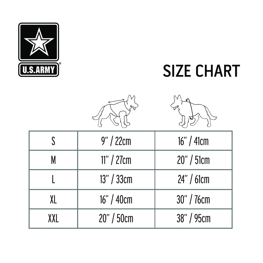 US Army Dog Cooling Vest with UV Protection, Grey