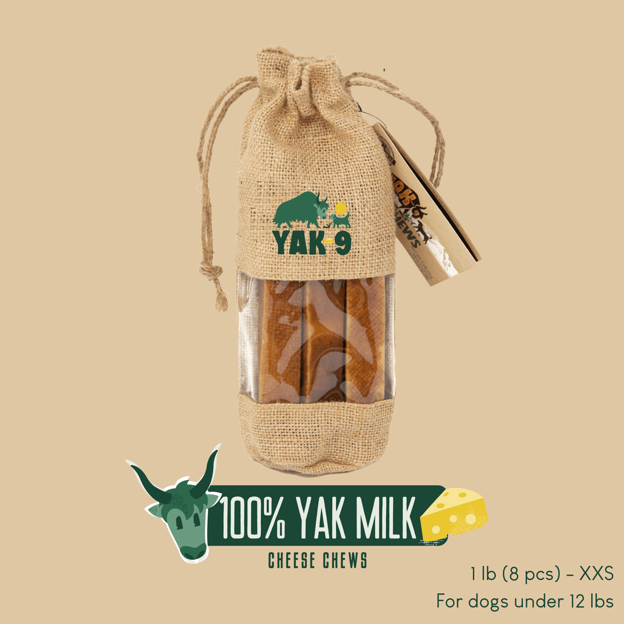 Yak-9 Himalayan Yak Milk Dog Chew