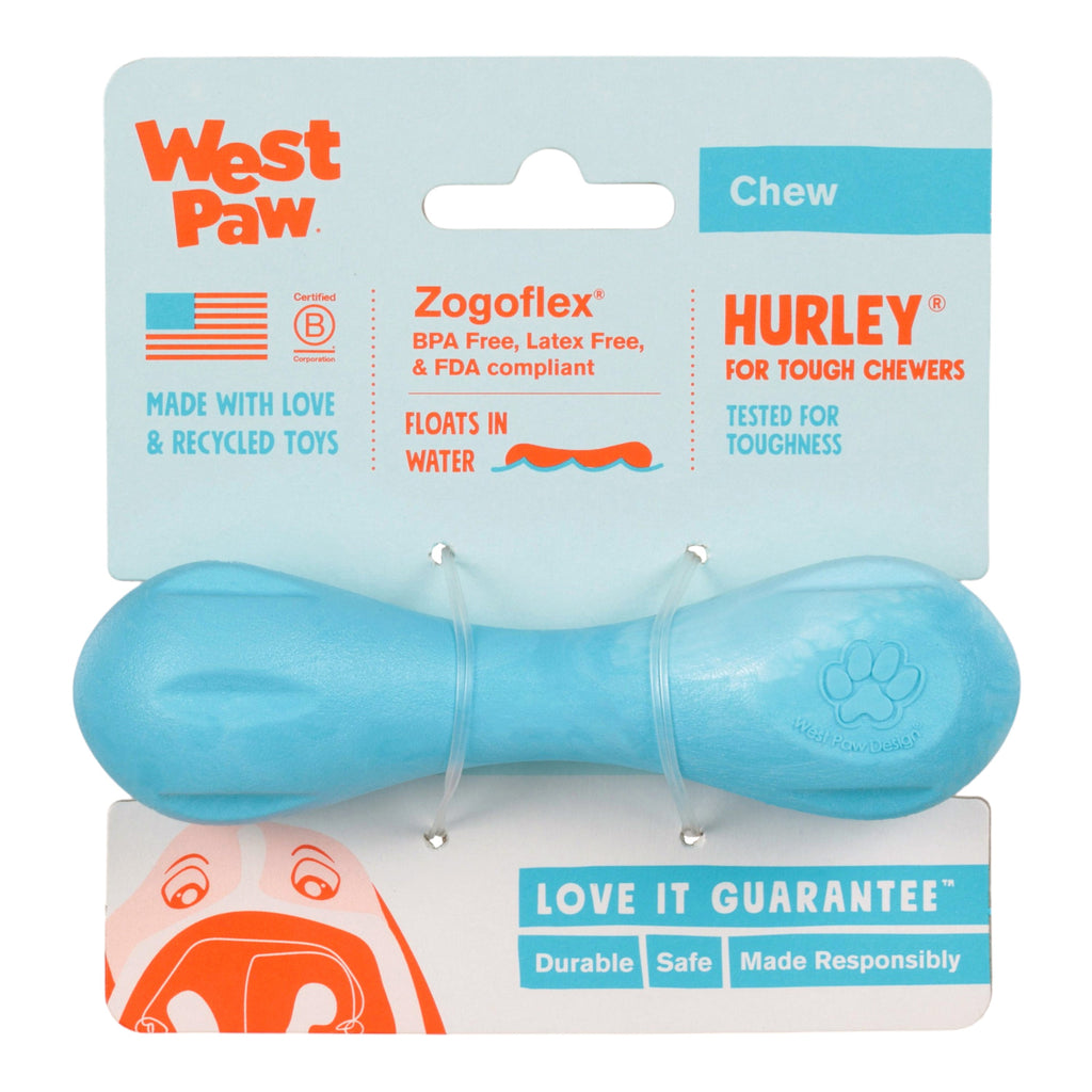 Hurley Tough Dog Chew Toy – Bone-Shaped, Non-Toxic, Floatable