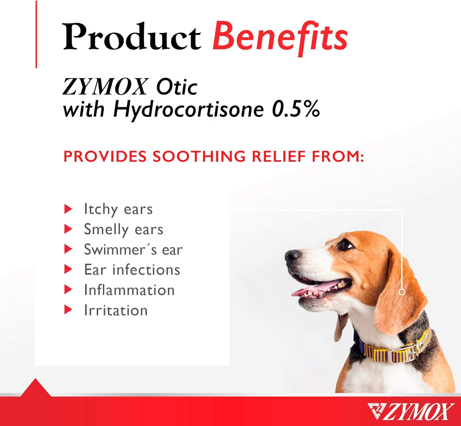 ZYMOX Enzymatic Ear Solution for Dogs & Cats, 1.25 oz