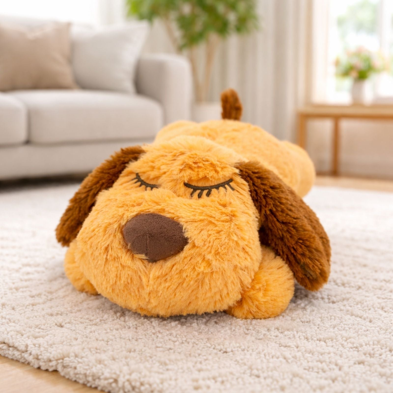 Zen Pup Plush Dog Companion with Calming Heartbeat