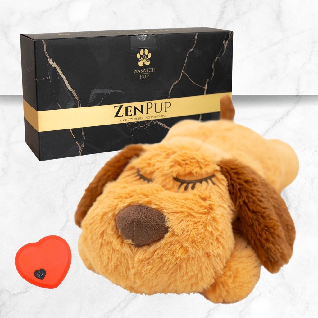 Zen Pup Plush Dog Companion with Calming Heartbeat