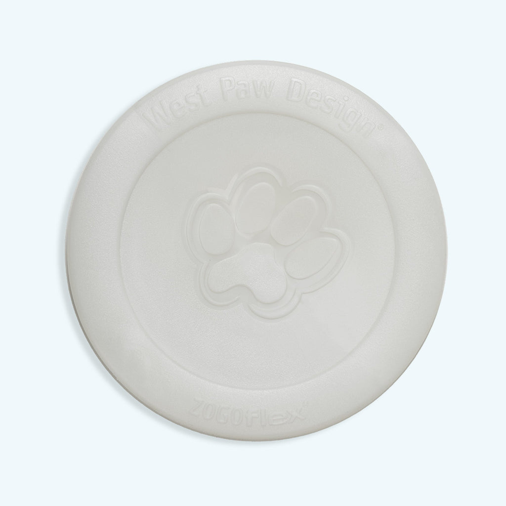 Zisc Soft Dog Disc for Gentle Chewers, Lightweight & Floatable