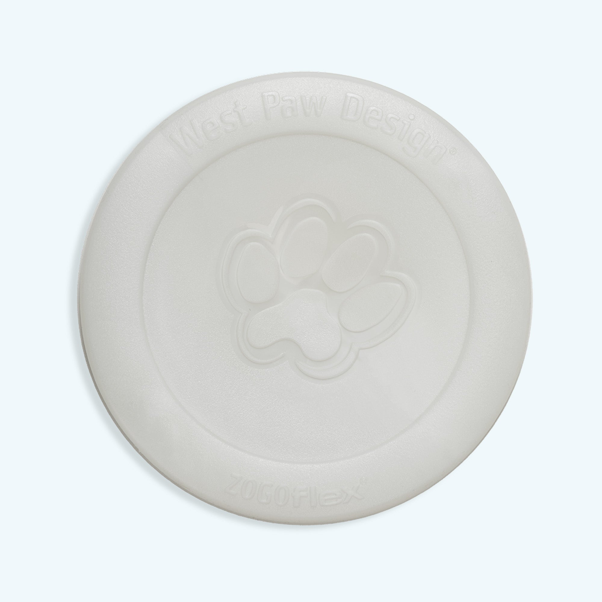 Zisc Soft Dog Disc for Gentle Chewers, Lightweight & Floatable