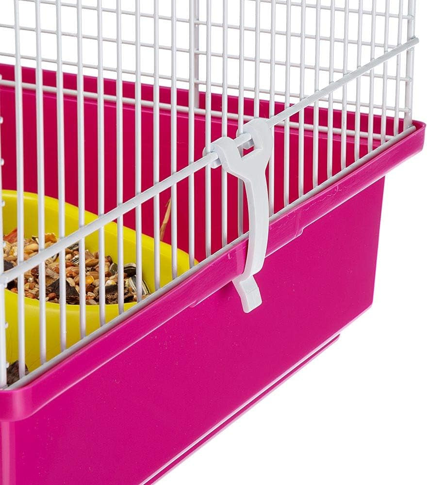 Interactive Hamster Cage with Accessories and Deep Base