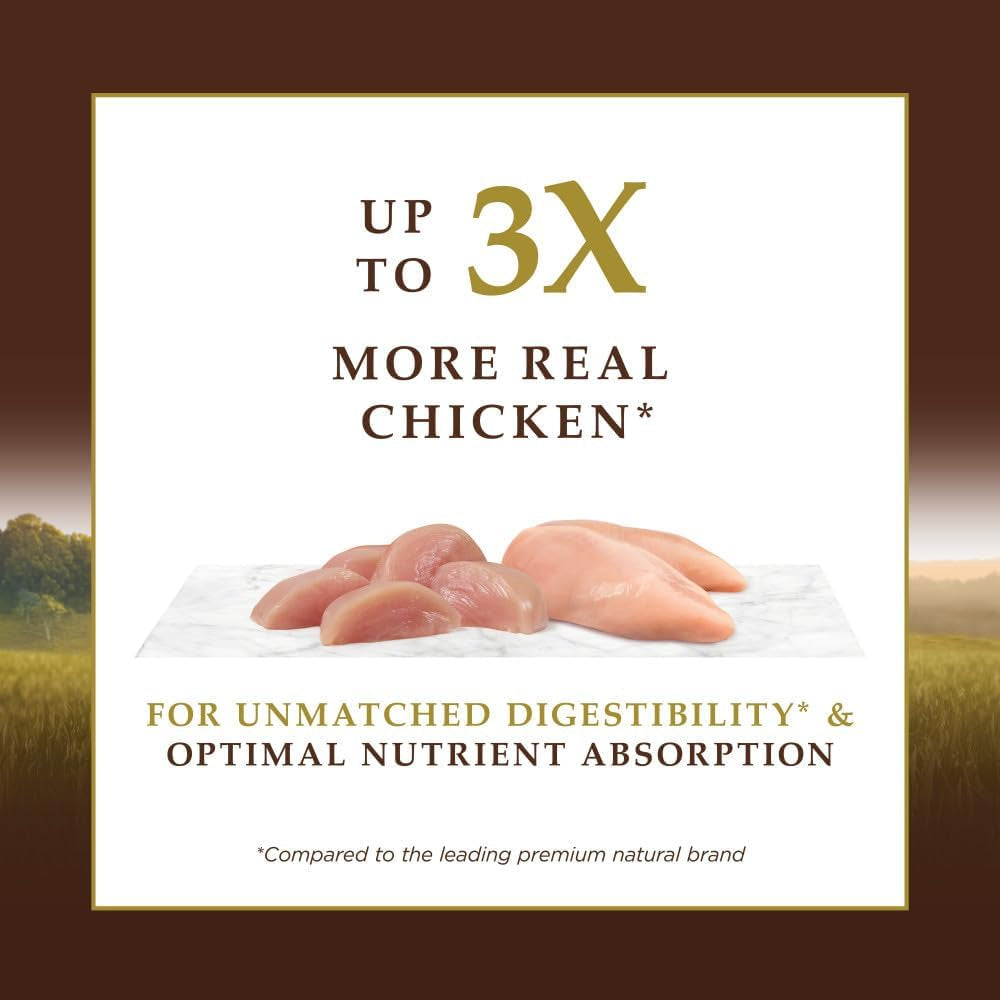 Grain-Free Dry Cat Food with Cage-Free Chicken, Raw-Coated Kibble