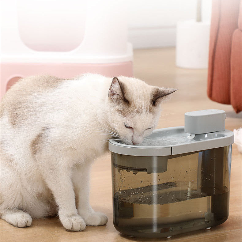Cat Drinking Fountain with Infrared Sensor Option