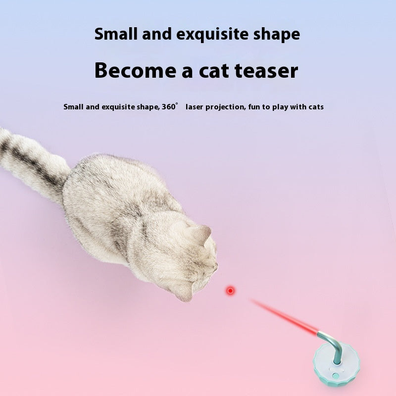 Bubble Tea Cat Laser Toy – Interactive Tumbler for Indoor Cats
