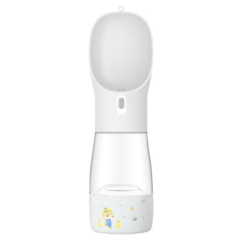 Portable Pet Water Bottle, Plastic, 458ml, for Dogs and Cats