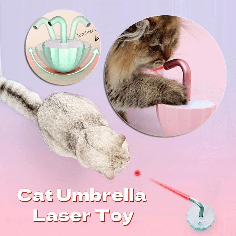 Bubble Tea Cat Laser Toy – Interactive Tumbler for Indoor Cats