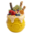 Honey Pot PUP-X Rubber Treat Dispenser & Enrichment Toy for Dogs