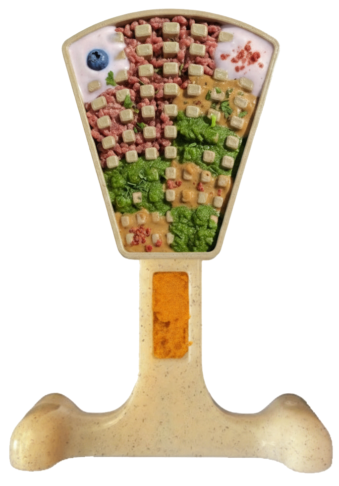 Waffle Tower Nylon Chew & Enrichment Toy for Dogs