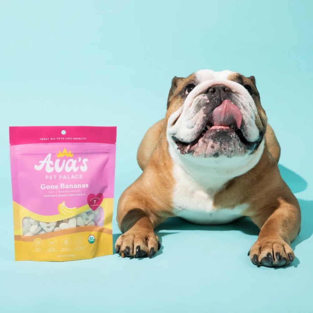 Ava's Gone Bananas Organic Banana Dog Biscuits, 6 oz
