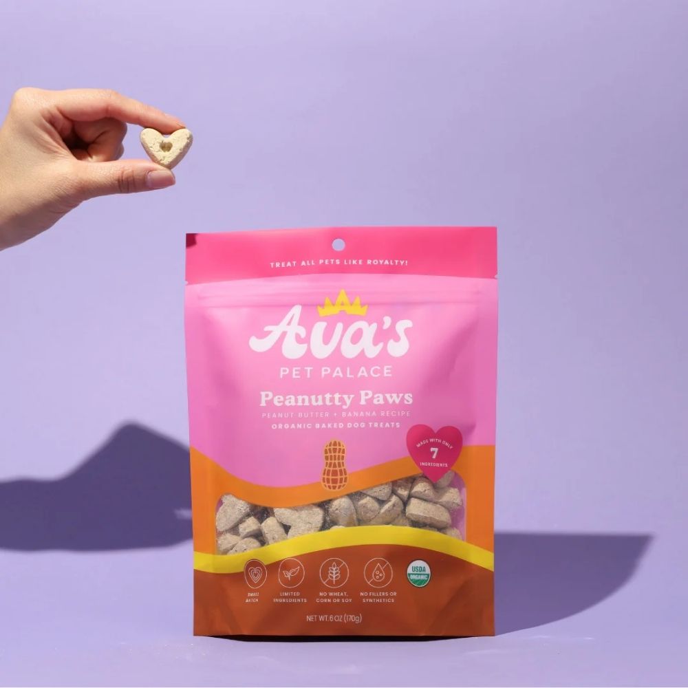 Organic Peanut Butter Dog Treats, Gluten-Free, 6 oz