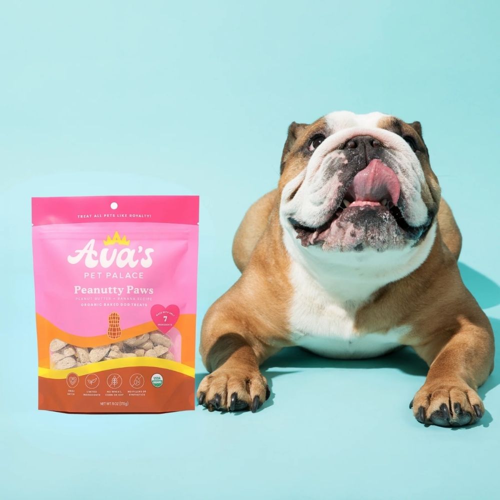 Organic Peanut Butter Dog Treats, Gluten-Free, 6 oz