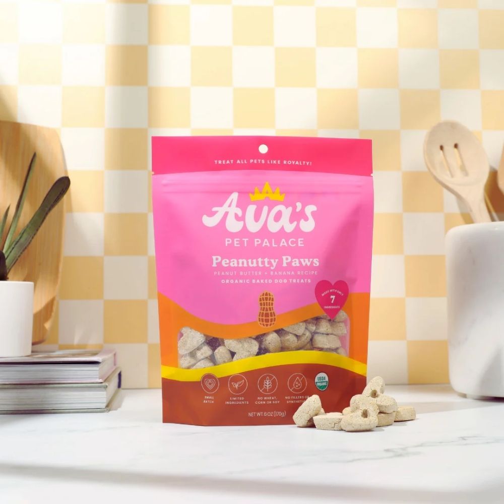 Organic Peanut Butter Dog Treats, Gluten-Free, 6 oz