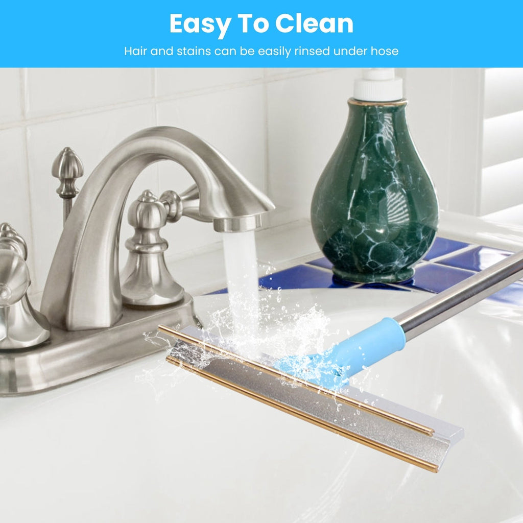 Pet Hair Removal Rake with Telescopic Handle