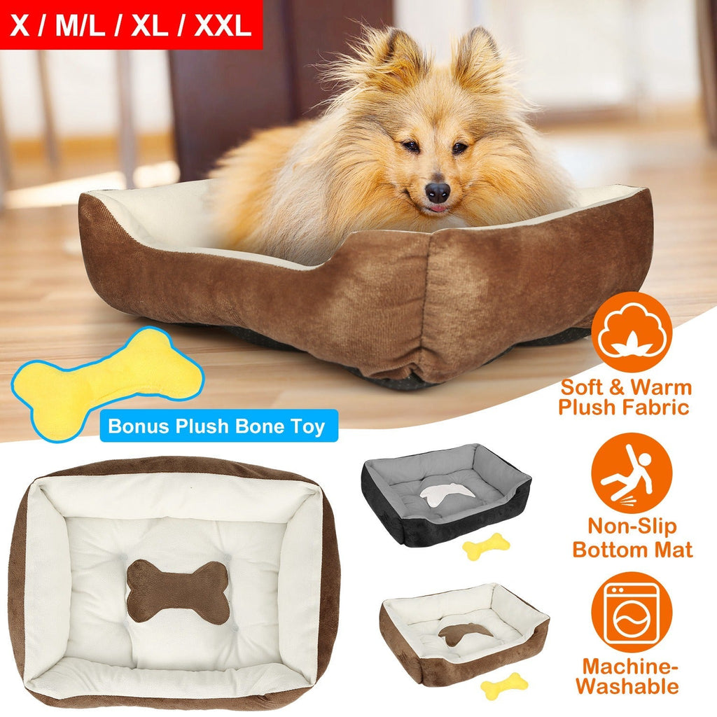 Gbruno Fleece Pet Bed for Small to Medium Dogs and Cats