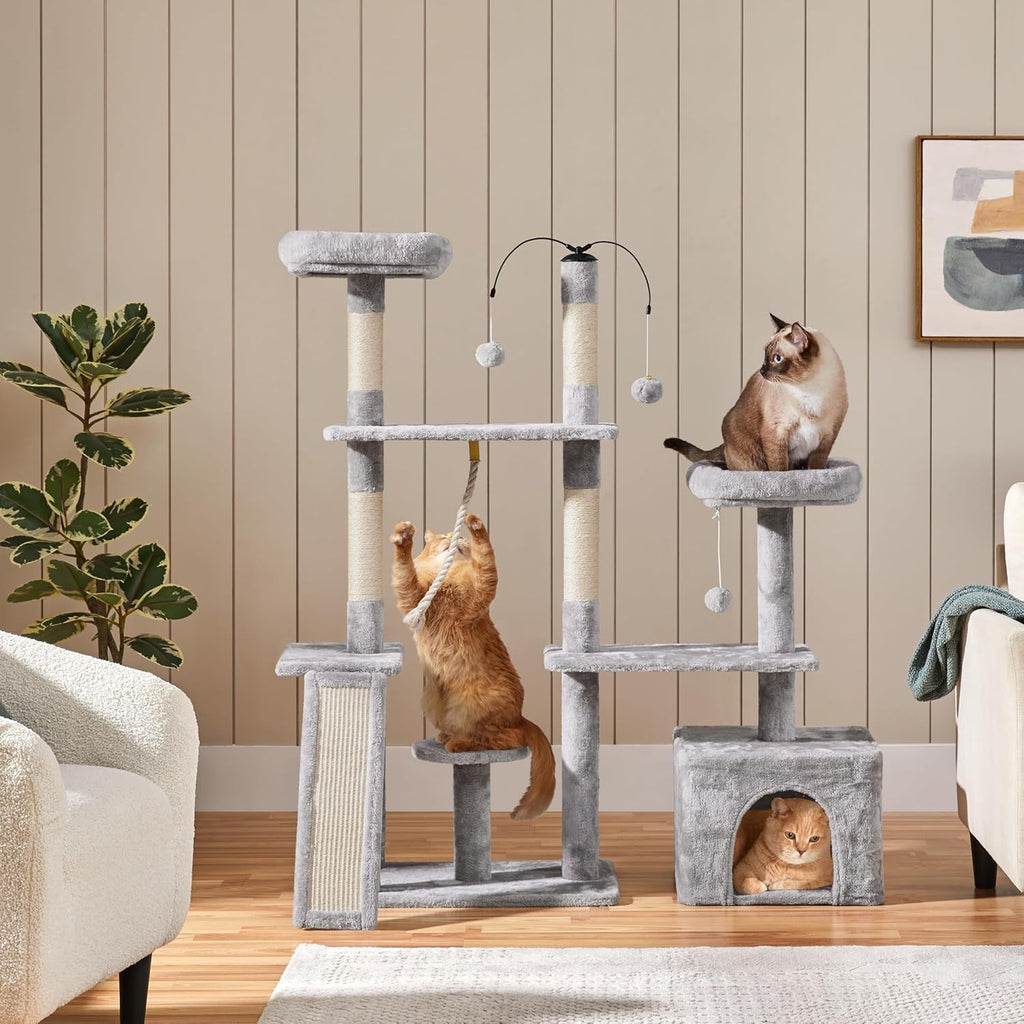 Multilevel Cat Tree with Condo, Perches & Scratching Posts