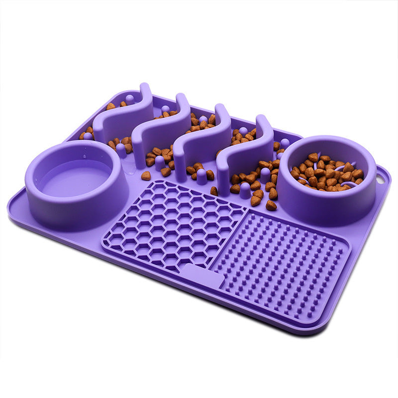 Silicone Slow Feeder Mat for Dogs and Puppies