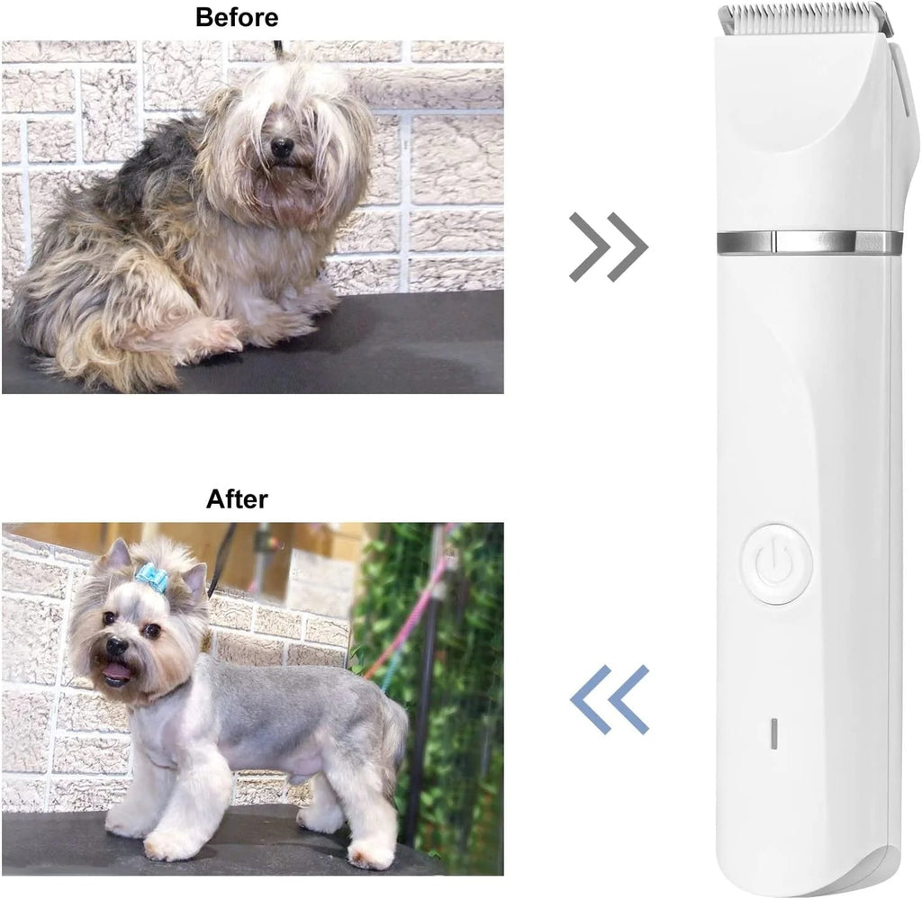 4-in-1 Cordless Pet Grooming Kit for Dogs and Cats