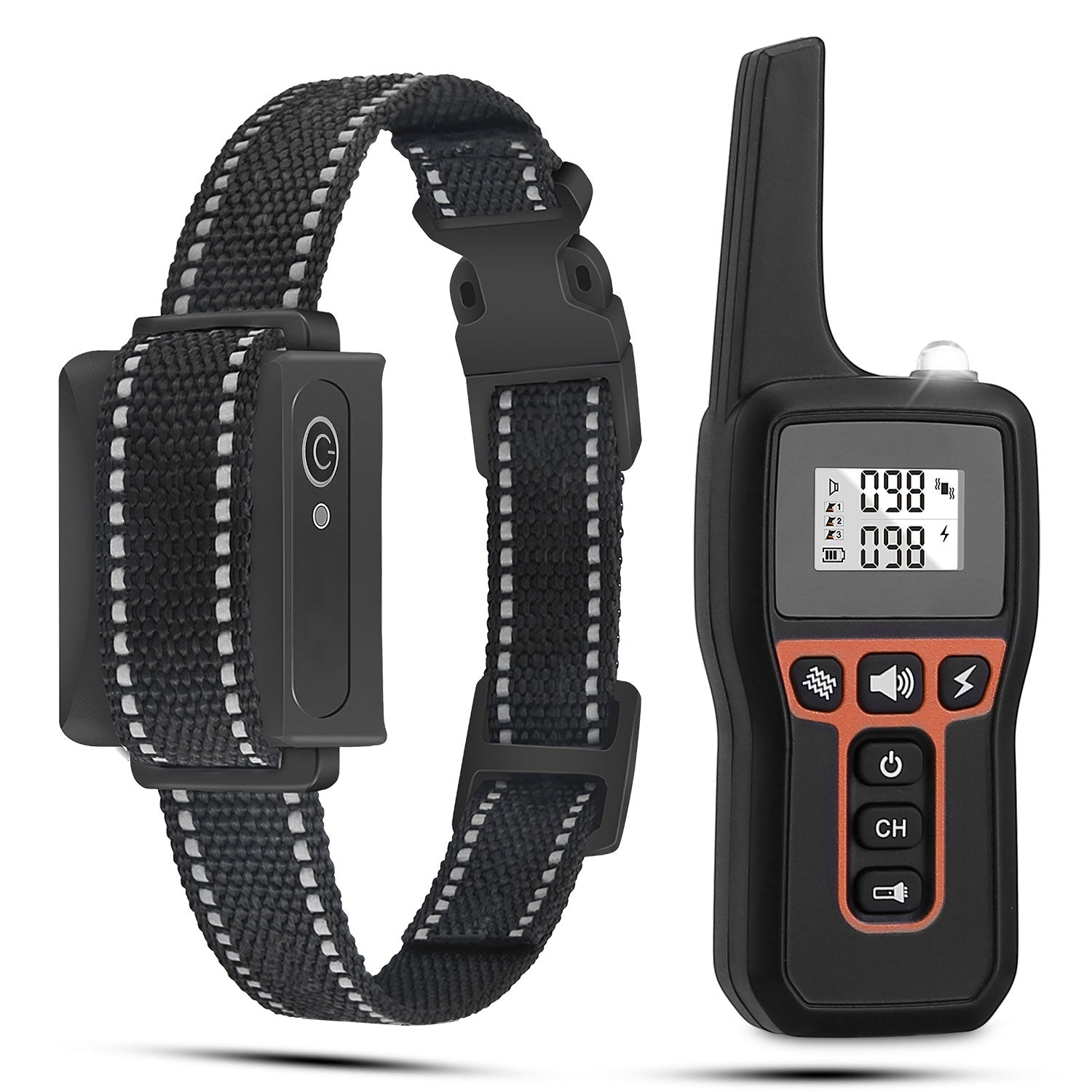 Dog Training Collar with Remote, Waterproof, 3 Modes, Long Range