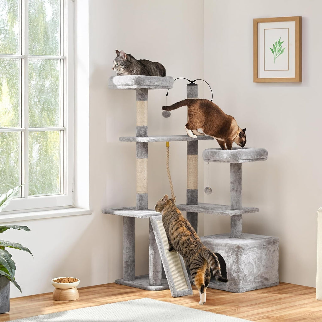 Multilevel Cat Tree with Condo, Perches & Scratching Posts