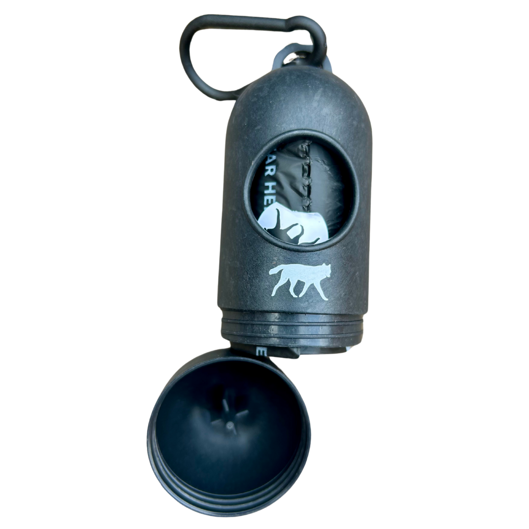 Bamboo Fiber Dog Poop Bag Dispenser with Clip