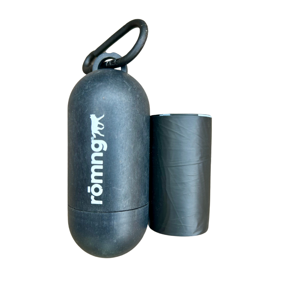 Bamboo Fiber Dog Poop Bag Dispenser with Clip