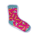 Banana Squeaky Sock Plush Dog Toy with Crinkle Paper