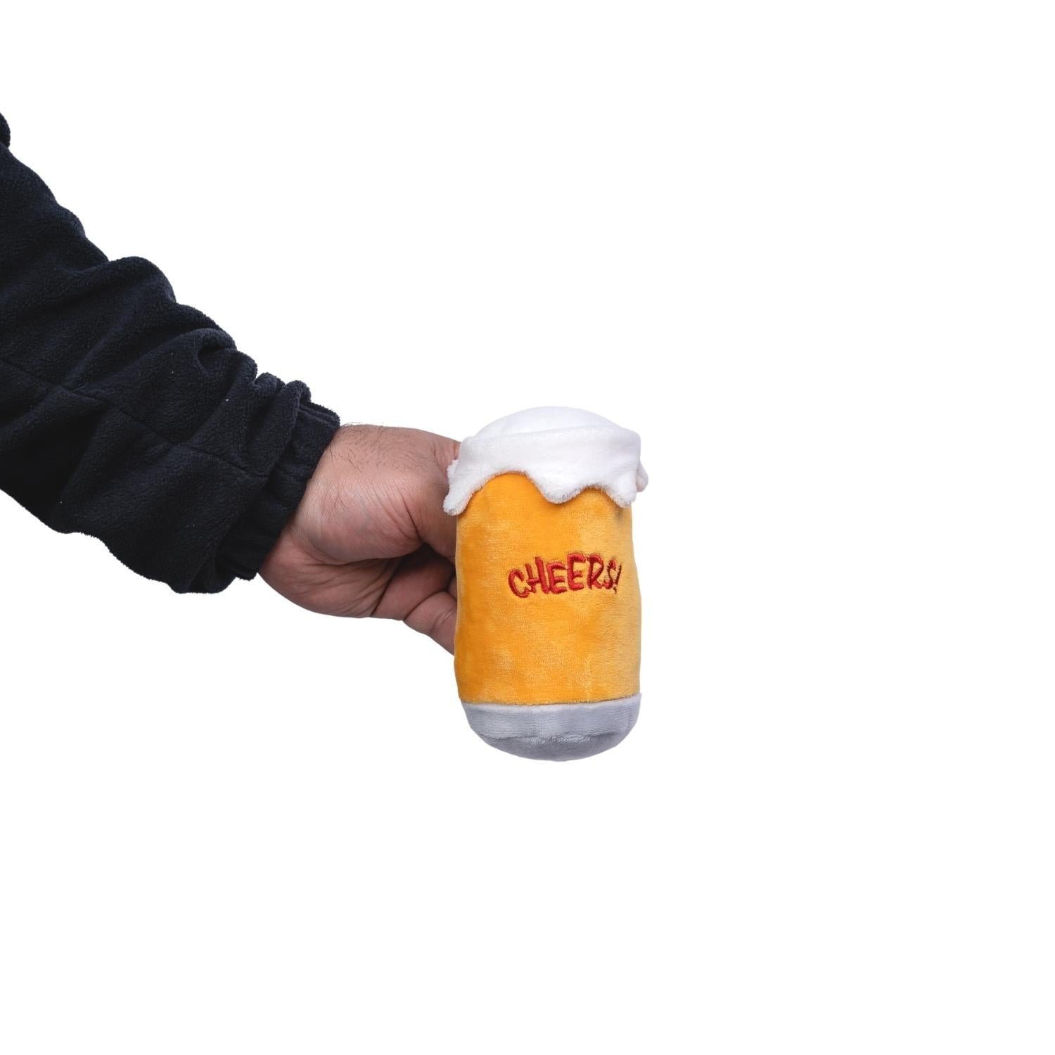 BFF Plush Mug & Beer Bottle Dog Toy Set